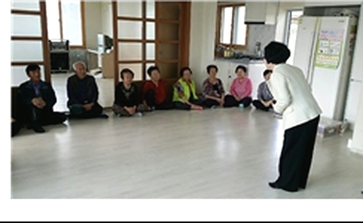 목천읍 동리 경로당 생명존중교육 현장 2